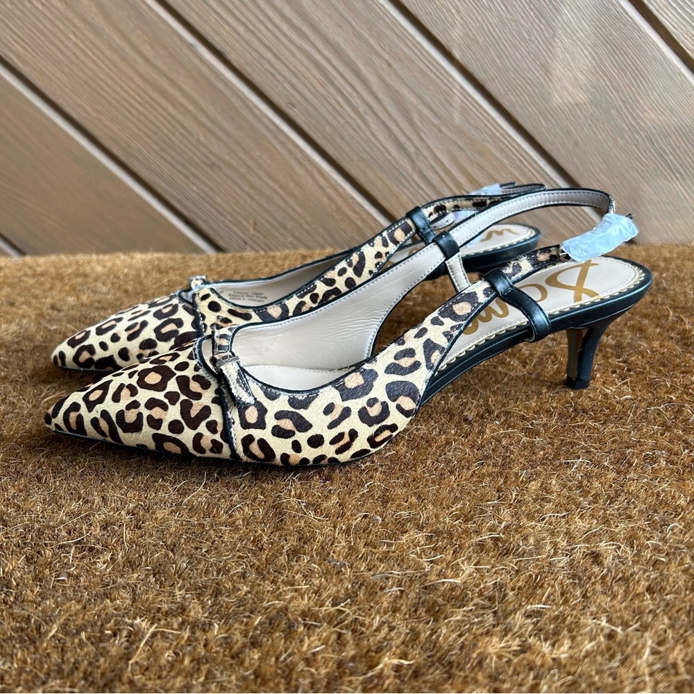 Sam Edelman Leopard Print Heels